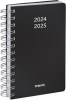 Brepols schoolagenda Wire-O, zwart, 2024-2025 - thumbnail
