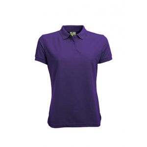 Dames poloshirt paars 42 (XL)  -