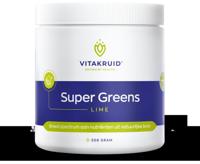 Vitakruid Super greens lime oa probiotica en enzymen 208 Gram