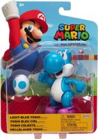 Super Mario Action Figure - Light-Blue Yoshi with Egg