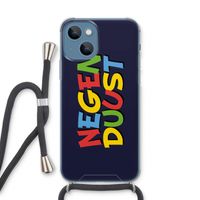90's One: iPhone 13 Transparant Hoesje met koord