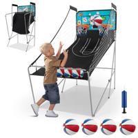 Schietmachine voor Basketbal Binnen met Elektronische Automatische Score Inclusief 4 Ballen