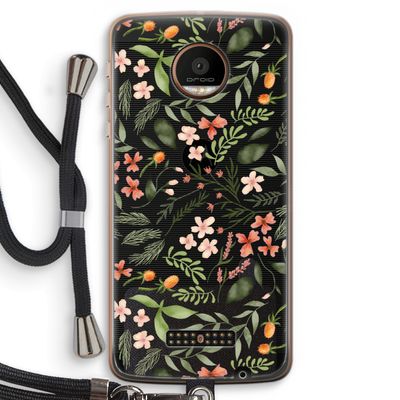 Sweet little flowers: Motorola Moto Z Force Transparant Hoesje met koord