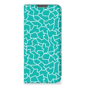 OPPO A96 | A76 Bookcase Cracks Blue