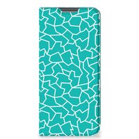 OPPO A96 | A76 Bookcase Cracks Blue - thumbnail