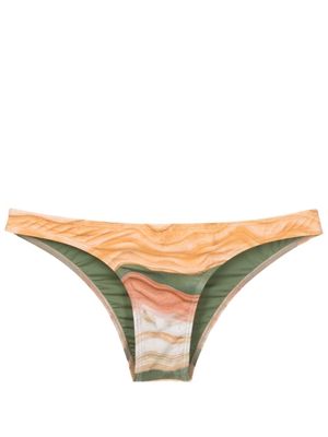 Lygia & Nanny bas de bikini Poipu à taille basse - Orange