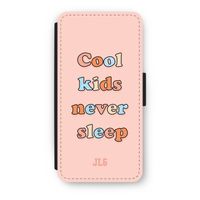 Cool Kids Never Sleep: iPhone SE 2020 Flip Hoesje