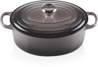 Le Creuset Braadpan Signature - Ovaal - Flint - ø 29 cm / 4.7 liter - thumbnail