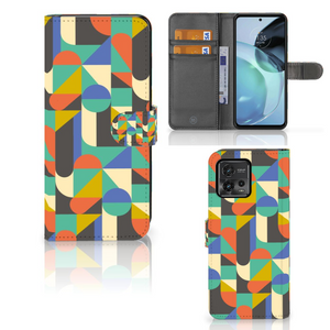 Motorola Moto G72 Telefoon Hoesje Funky Retro