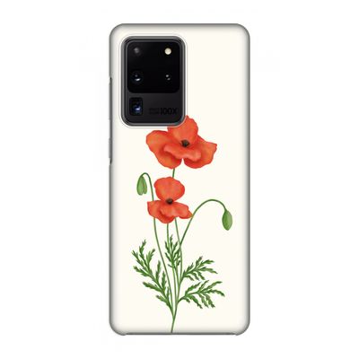 Red poppy: Volledig geprint Samsung Galaxy S20 Ultra Hoesje