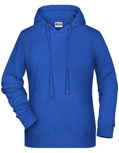 James & Nicholson JN8023 Ladies´ Hoody - /Royal-Heather - 3XL