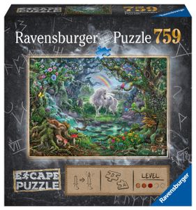 Ravensburger puzzel 759 stukjes escape 9 unicorn