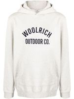 Woolrich hoodie en coton à logo imprimé - Gris - thumbnail