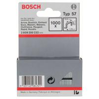 Bosch Accessories 2609200232 Nieten met plat draad Type 57 1000 stuk(s) Afm. (l x b) 12 mm x 10.6 mm - thumbnail