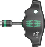 Wera Rapidaptor t-greep - bit plaatsen zonder gereedschap - magnetische grip - hoge aanhaal- en losdraaimomenten - ergonomische vorm - voorkomt wrijvingsverliezen - thumbnail