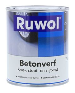 Ruwol Betonverf Grijs (RAL 7040) 750 ml