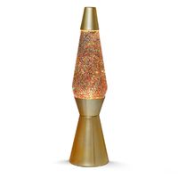 Itotal Lavalamp gold glitter, 40cm Itotal Lavalamp gold glitter, 40cm