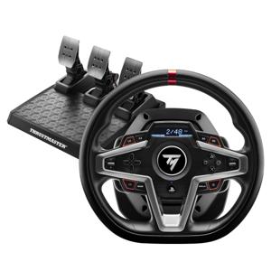 Thrustmaster T248P FF Wheel (PS5/PC) Stuurwiel PC, PlayStation 4, PlayStation 5 Zwart, Zilver Incl. pedaal