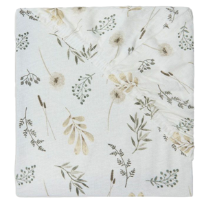 Hoeslaken Wieg Jersey 40/50x80/90cm Wild Flowers