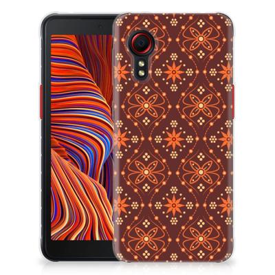 Samsung Galaxy Xcover 5 | TPU bumper | Batik Brown