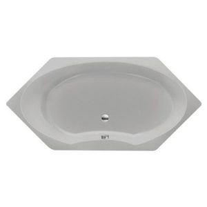 Ligbad Inbouw Xenz Orona Hoekbad 1-2 Persoons Duobad 90x190x50cm Acryl Cement Mat met Poten