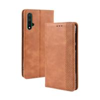 Magnetische Buckle retro Crazy Horse textuur horizontale Flip lederen case voor Huawei Nova 5/Nova 5 Pro met houder & kaartsleuven & fotolijstjes (br