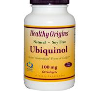 Ubiquinol Soja-vrije formule, 100 mg (60 Softgels) - Healthy Origins - thumbnail