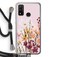 Painted wildflowers: Huawei P Smart (2020) Transparant Hoesje met koord