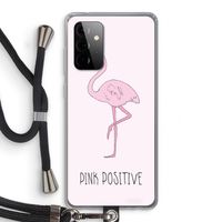 Pink positive: Samsung Galaxy A72 5G Transparant Hoesje met koord