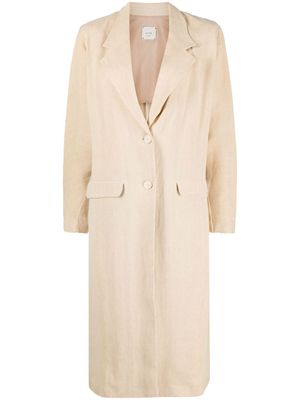 Alysi manteau à boutonnage simple - Tons neutres