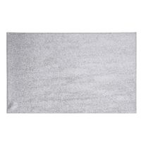 1x Diner/kerstdiner placemats zilver met glitter 44 x 29 cm   -