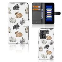 Telefoonhoesje | Met pasjeshouder | voor Xiaomi Poco F5 Pro Konijntjes