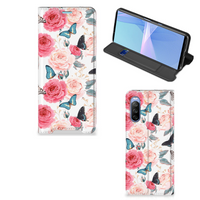 Sony Xperia 10 III Smart Cover Butterfly Roses - thumbnail