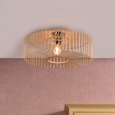 GOOD&MOJO Plafondlamp 'Bromo' Large, Bamboe, kleur Naturel