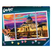 Ravensburger Creart schilderen op nummer - sunset in rome