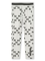 Karl Lagerfeld Kids pantalon de jogging à motif monogrammé - Blanc - thumbnail