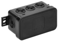 Orno Kabeldoos IP54 zwart smal 80x45x41mm - 4034050