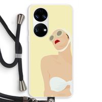 Summer: Huawei P50 Transparant Hoesje met koord