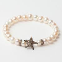 Lancaster JLA-BR-STAR-4-WH 16 mm Dames armband