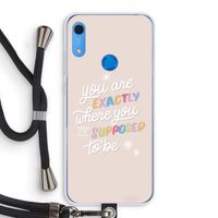 Right Place: Huawei Y6s Transparant Hoesje met koord