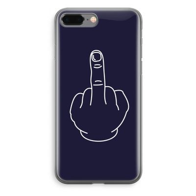 F**k U: iPhone 8 Plus Transparant Hoesje