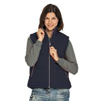 Basic bodywarmer navy blauw voor dames   -