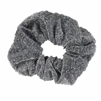 Mondoni Glitter Scrunchie zwart maat:-leeg-