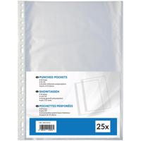 Geperforeerde showtas ft A4, 23-gaatsperforatie, pak van 25 stuks