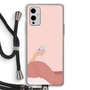 Wine: OnePlus 9 Transparant Hoesje met koord