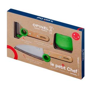 Opinel Le Petit Chef Keukenset 3-delig - Groen - Keukenset kind