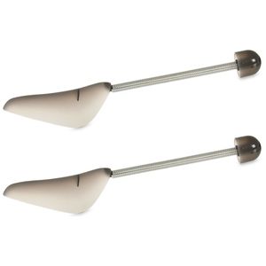 Schoenspanners voor dames/heren schoenen - set van 4x stuks - grijs - met stretchveer