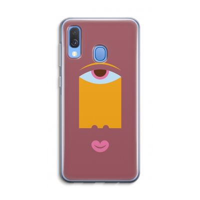 Mono V: Samsung Galaxy A40 Transparant Hoesje