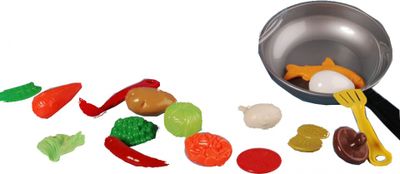 Johntoy koekenpanset met groenten Home and Kitchen 20 delig Johntoy koekenpanset met groenten Home and Kitchen 20 delig
