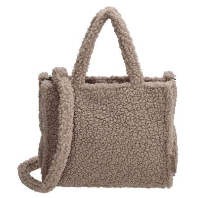 Beagles Fluffy Teddy Handtas/Schoudertas Navarra Taupe